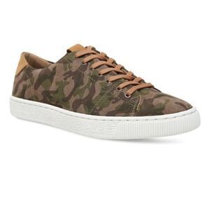 Steve Madden Green Camo Alfalfa Leather Sneaker